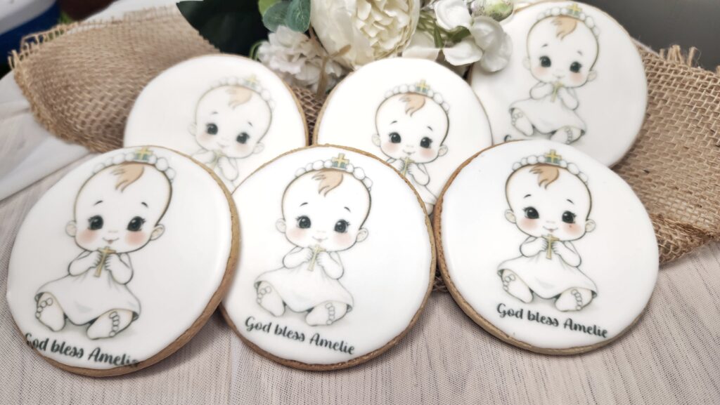 baptism cookies